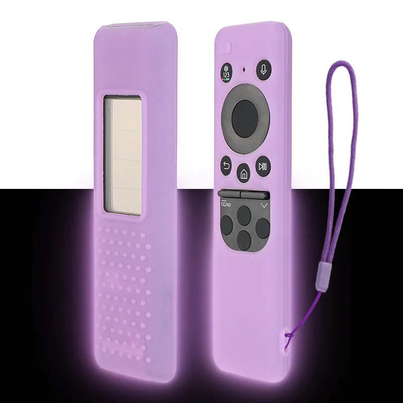 Silicone Remote Control Case Compatible With Samsung BN59-01432J BN59-01432A BN59-01432B 2023 Smart TV Solar Panel Controller Sh