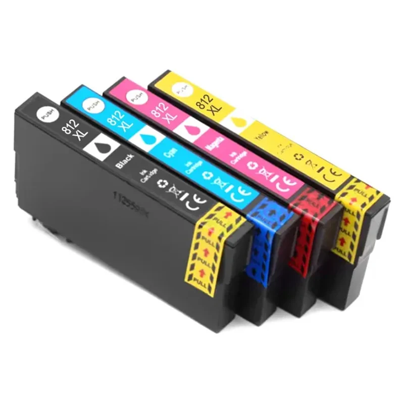 AU T812XL 812XL 812 XL T812 Compatible Ink Cartridge for Epson WorkForce Pro WF-3820 WF-3825 WF-4830 WF-4835 WF-7830 WF-7840 WF-