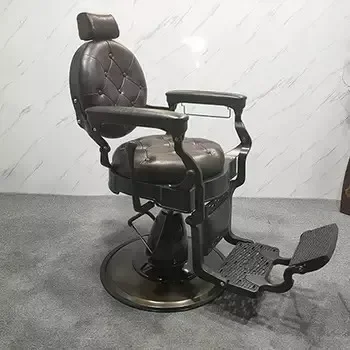 Professional vintage reclining hair cut hairdressing salon barber chair for men hair stylist