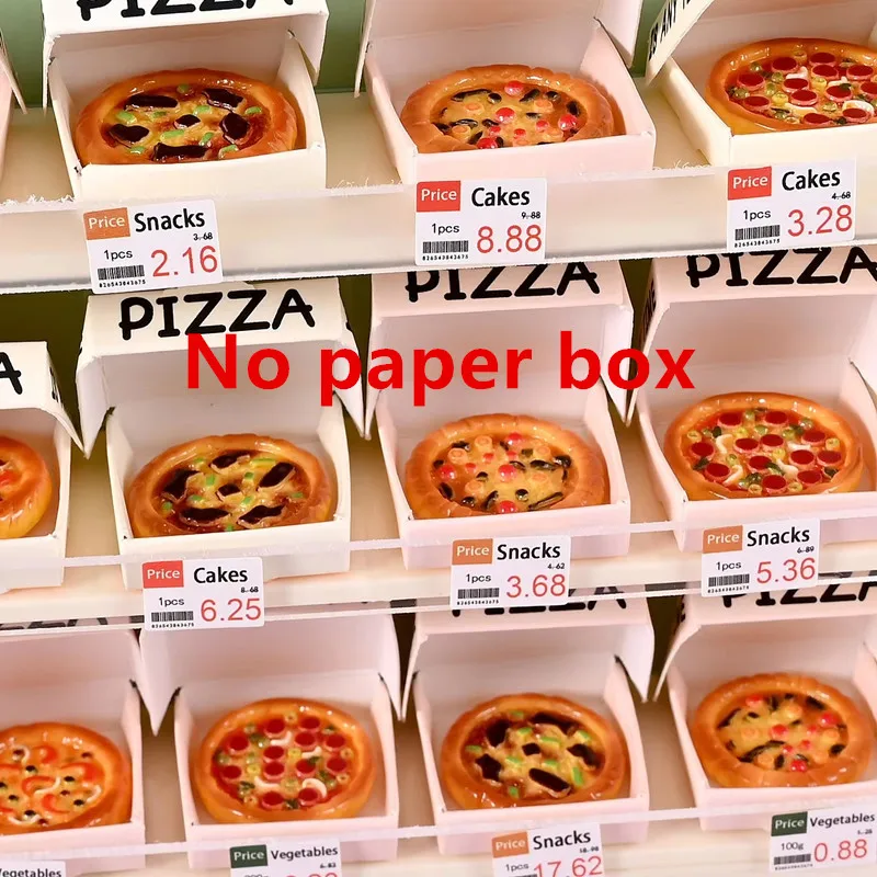 100 pezzi in resina simulazione pizza fai da te scrapbooking miniatura