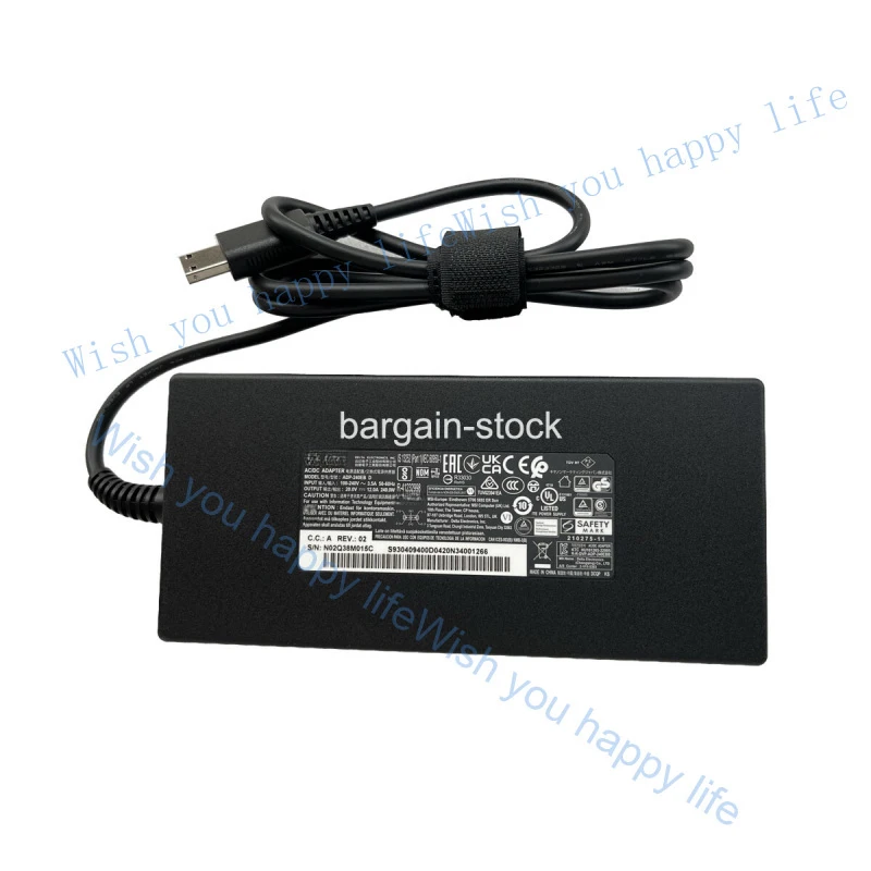 LL Delta 20V 240W AC Adapter Charger For MSI Stealth 16 A13V A13VG-236 ADP-240EB D