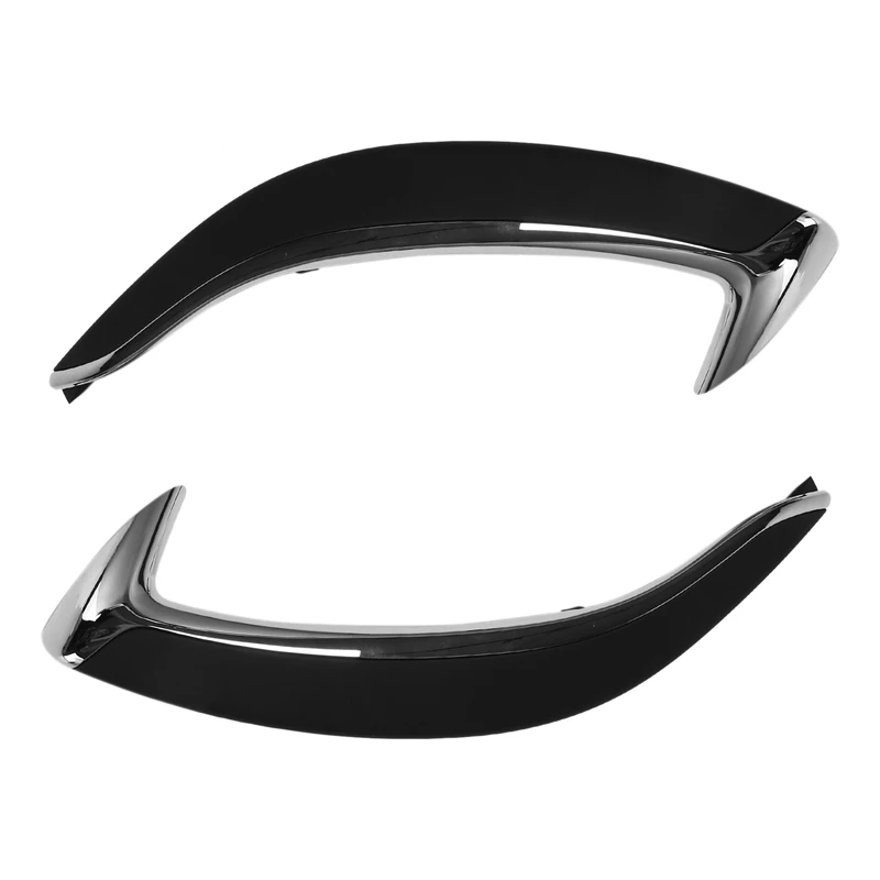 2Pcs Car Door Armrest Trim Strip Inner Door Handle Cover For Citroen C5 2009-2012 96711104XQ 96711105CR 9345R2 9345R4