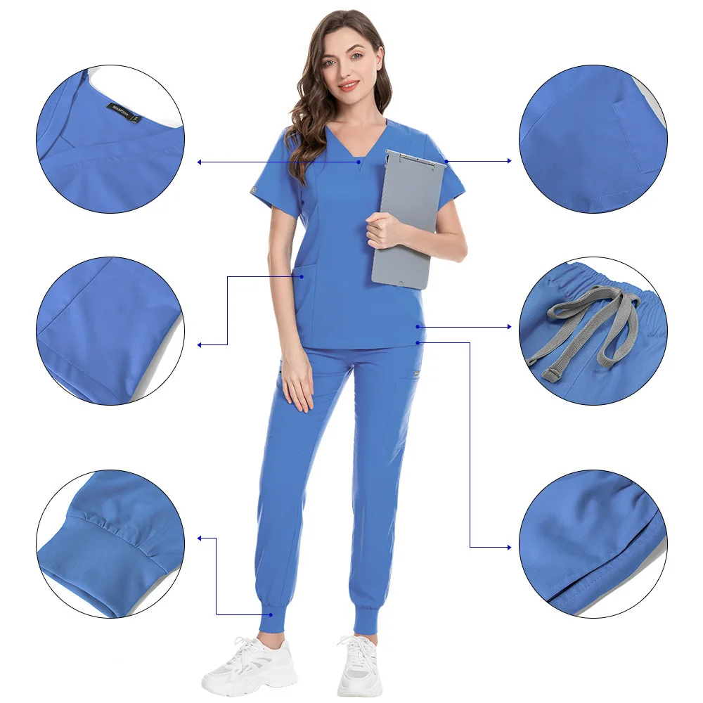 Vêtements de Travail Médicaux pour Femmes, Accessoires Infirmières Hôpitaux, Vêtements de Chirurgie, Clinique Dentaire, Salon de miles, Spa