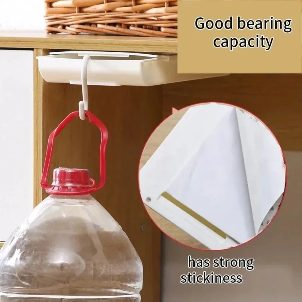 Hidden Storage Box, Desk Storage Drawer, Self-Adhesive Plastic desktop Storage Rack, Simple Sundries Storage Box