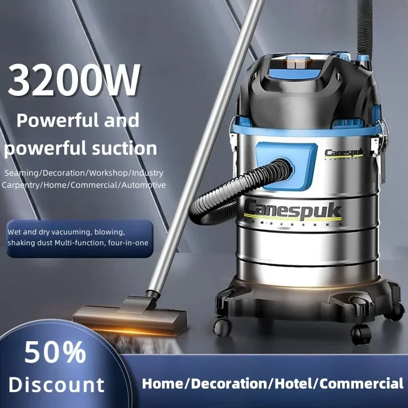 

Vacuum cleaner for both wet and dry powerful and high-power household, large suction, beauty sewing, industrial vacuum cleaner