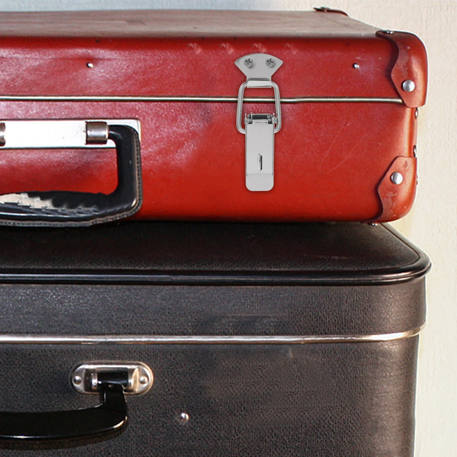 

Stainless Steel Luggage Buckle 5.8Cm Spring Loaded Toggle Latch Catch For Suitcase Cabinet Toolbox Bag Heavy Duty Metal