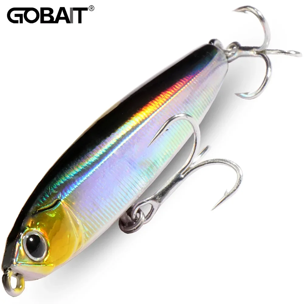 Cebo tipo lápiz que se hunde, 10g, 14g, 18g, 24g, anzuelo de Pesca Minnow, bola de acero VIB, Wobbler, tiro largo, Jerkbait, Trolling, Swimbait, señuelo de Pesca