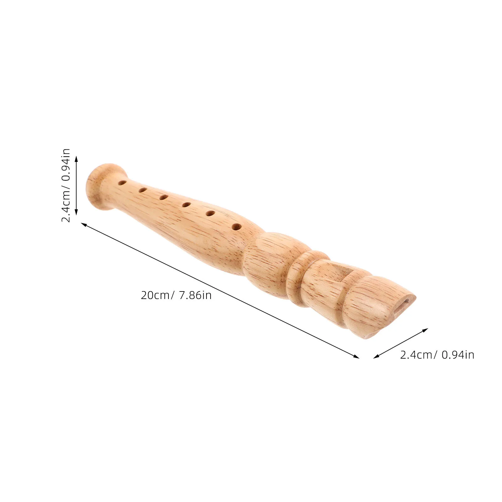 1pc Wooden 6-Hole Kids Recorder Beginner Flute Clear Sound Portable Musical Instrument For Children Wood Clarinet - Image 6