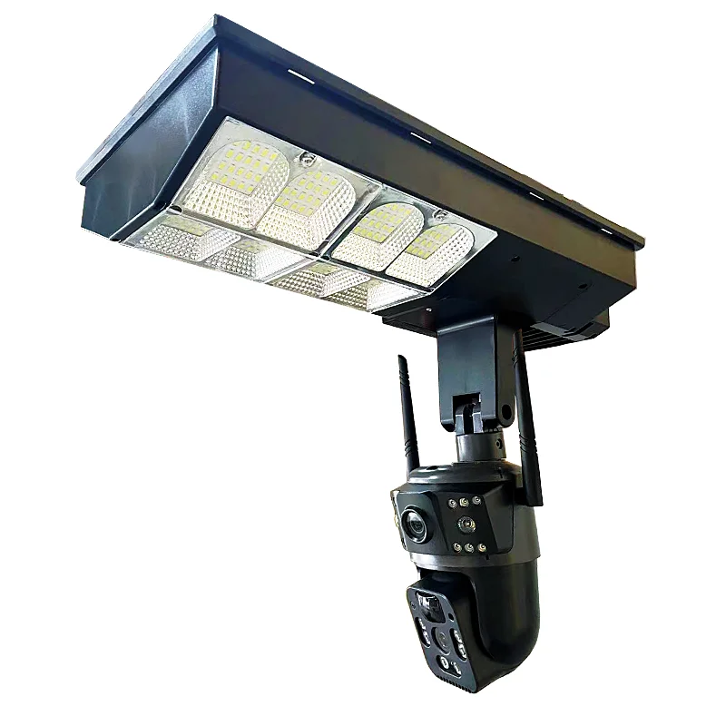 

V380PRO Solar Street Light Dual Lens with 3 Images WIFI Camera Outdoor Energy Saving IP65 Waterproof Solar Street Light Led