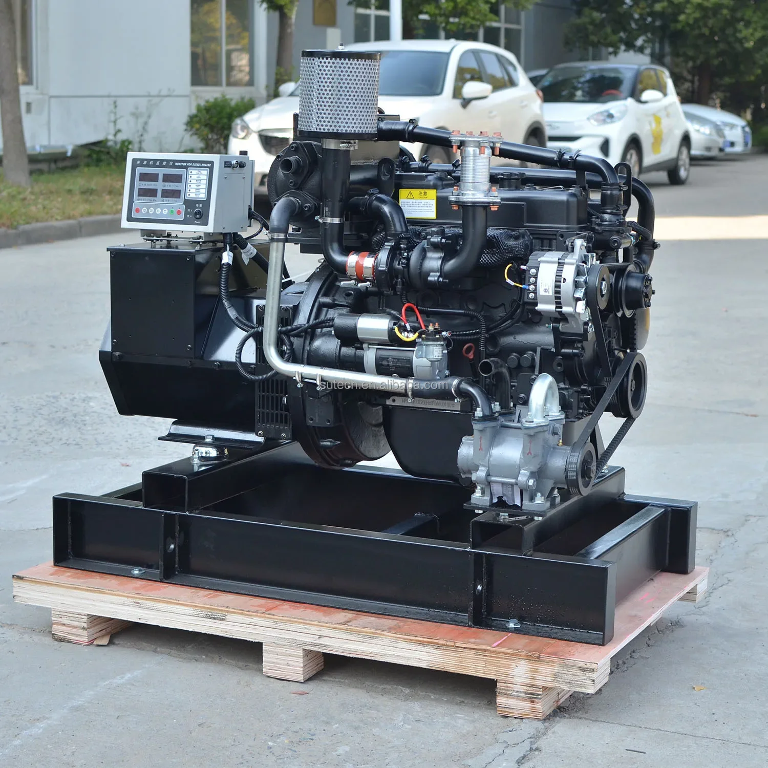 21kw 25kw 30kva China sutech power Marine Generator set with Weichai diesei Engine Marathon Alternator