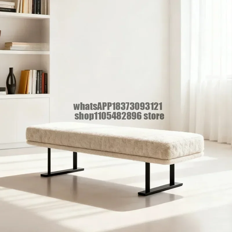 Italian Bedroom Sail  Chenier Fabric Bench Dining Bench Shoe Change  , Sail Sofa