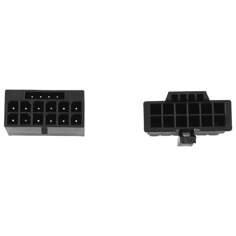 

12VHPWR Connector Pcie 5.0 12VHPWR 16Pin 12+4Pin Male Female GPU Power Cable Connector With Terminal Pins Black Spare Parts-ABGL
