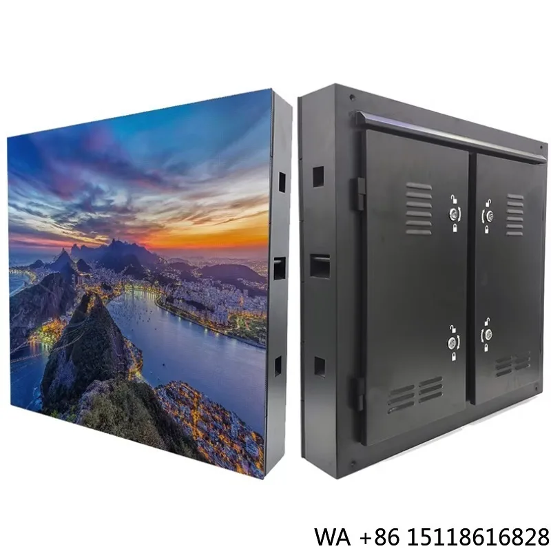 New P5 P6 P8 P10 Outdoor LED Advertising Display Fixed LED Display Screen Pixel LED Wall