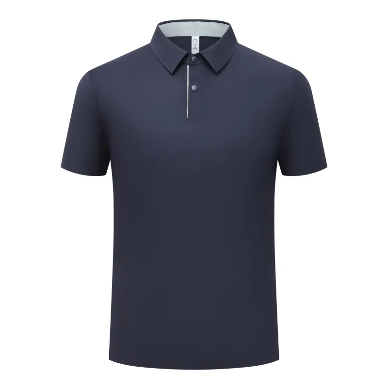 

Business Casual Korean Style Men Polo Men Short Sleeve Ice Silk Polo Shirt Men Brand New Seamless Shirt Men Lapel Polo Shirt