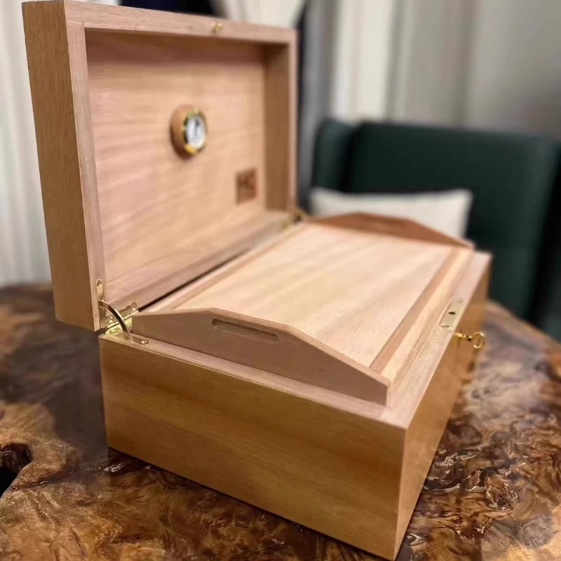 علب سيجار كوبية، حوالي 75 قطعة، مرطب سيجار عالي الجودة #3