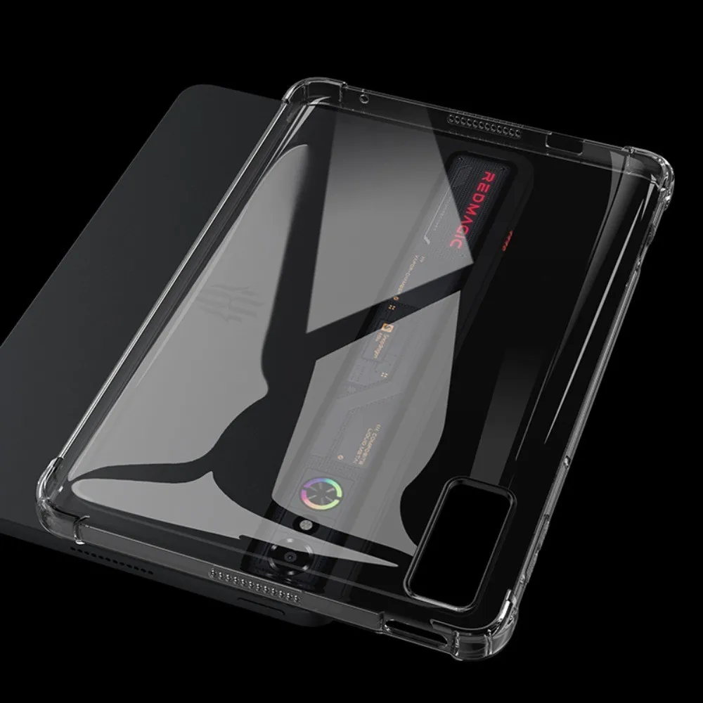 

For ZTE Nubia RedMagic Tablet 3 Pro (Gaming Tablet 3 Pro 2025) Case 9.06" Clear TPU Back Cover with 4 Shockproof Airbags Case