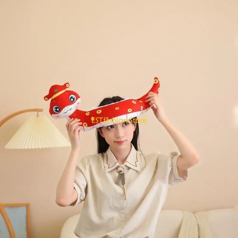 Y5GC Chinese New Year Headwear Durability Colorful Print Headpiece Tradition Headwear for Holiday Celebrations