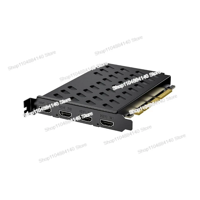 

Для 4-канального 2160p OBS Vmix Wirecast, потоковая передача Quad HDMI, трансляция PCI Express UHD, коробка для карты видеозахвата