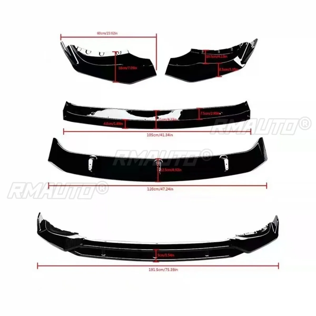 المصد الأمامي للسيارة سبويلر الشفاه الناشر تعديل جزء لسيارات BMW X5 G05 2020-2023 واقي حماية غطاء حامي اكسسوارات السيارات