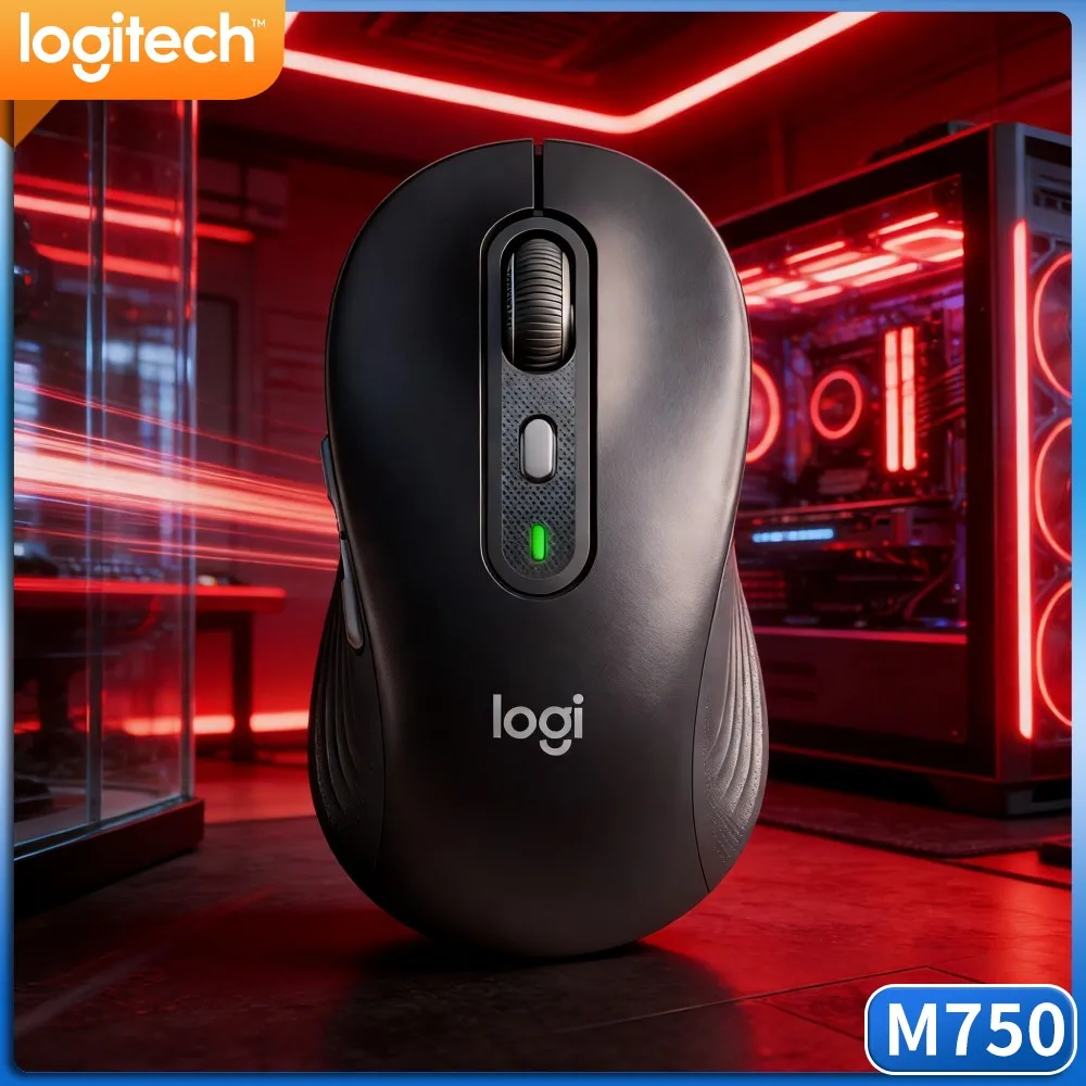 Logitech M750 Silent Mouse 90 Percent Noise Reduction Soft Comfort Grips Twenty Four Month Battery Pad Practical Pick Tool