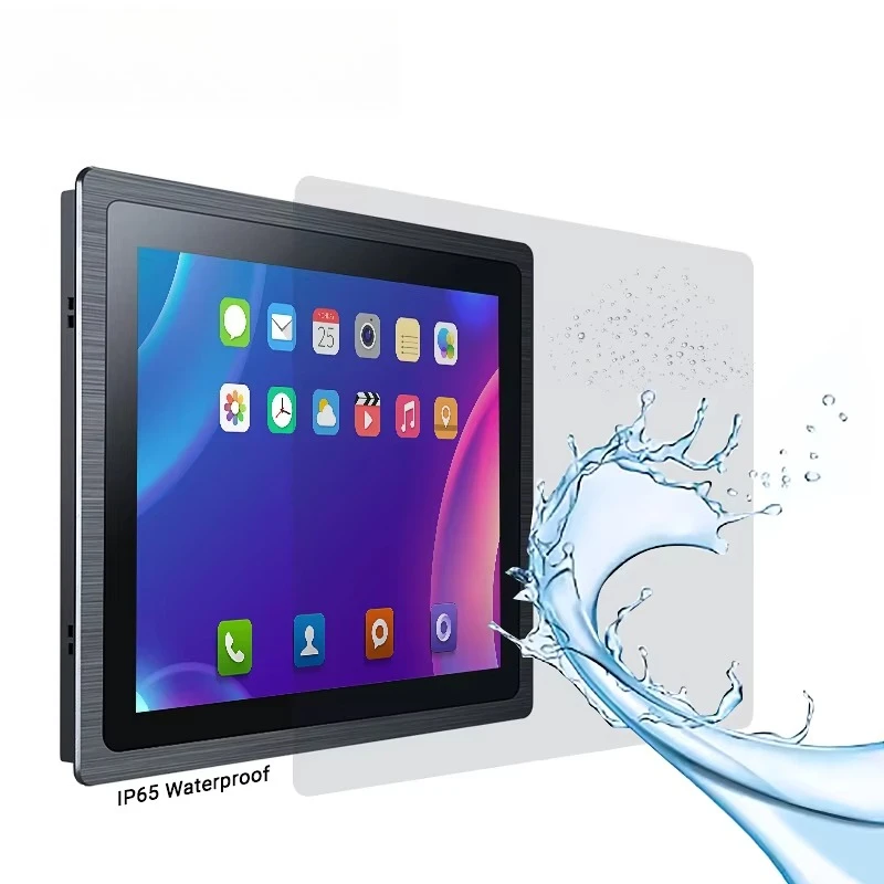 

Cheap Embedded Vesa Wall-mounted IP65 Waterproof 12 15 17" 19 Inch Capacitive All-in-one Touchscreen Industrial Android Panel Pc
