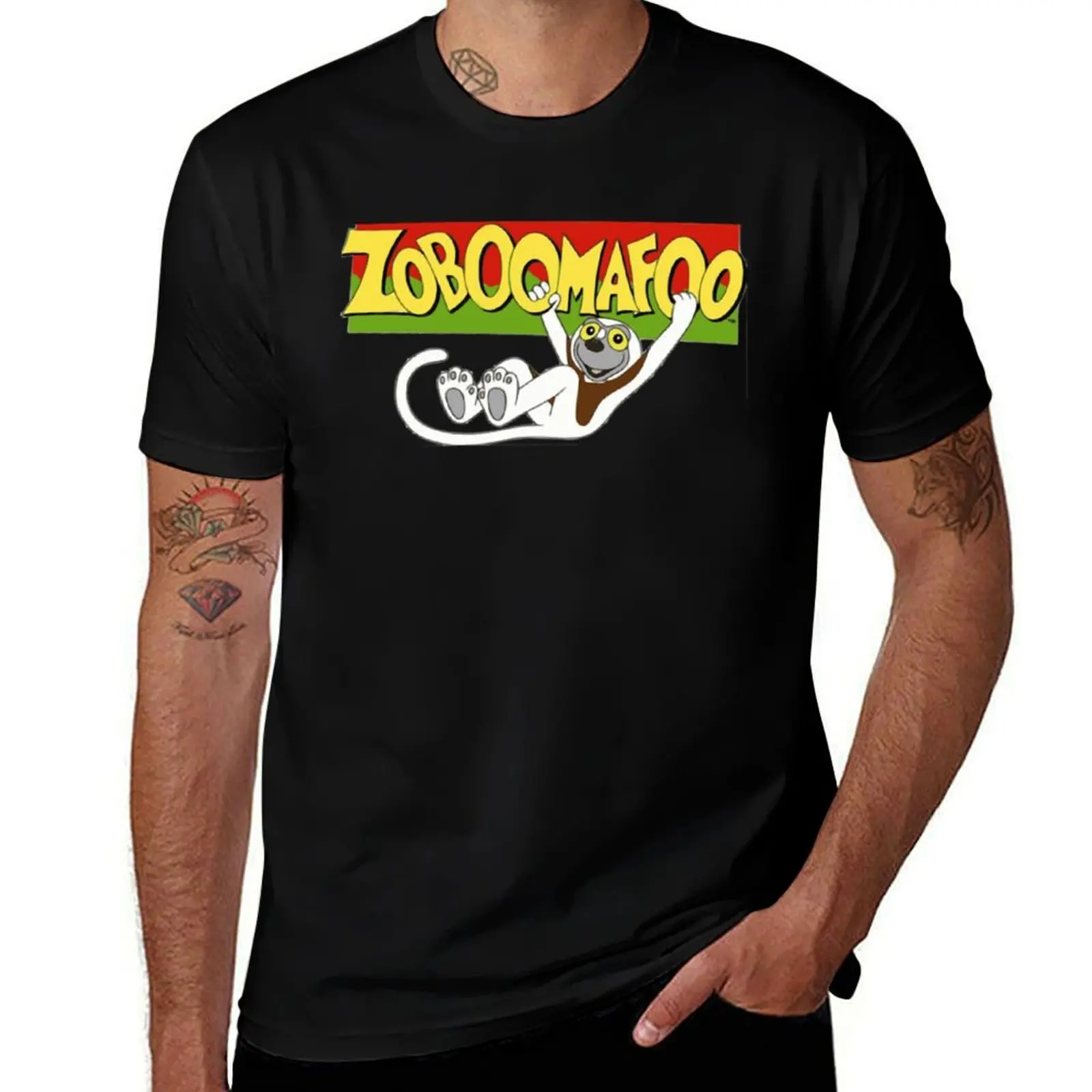 Футболка Zoboomafoo, модный повседневный топ с короткими рукавами