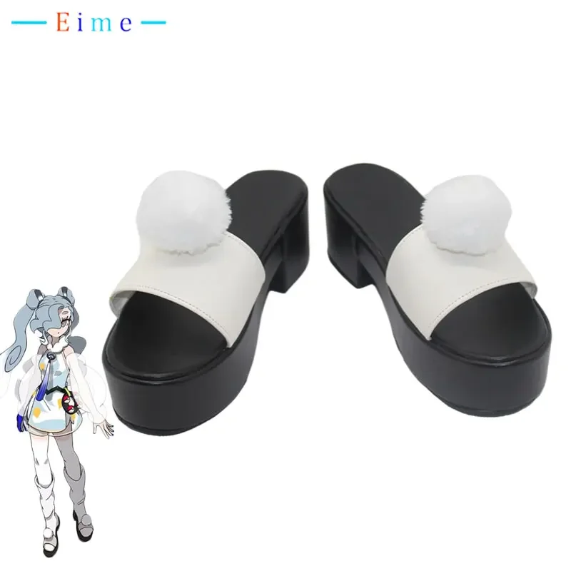 Altaria Cosplay Shoes Anime Accessories Game Cosplay Slippers Thick Sole PU Leather Shoes Halloween Carnival Boots Custom Made