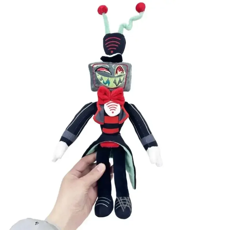 2025 Anime nuevo Hazbin primeros hombres ropa suave uniforme de felpa Hotel Vox accesorios de Cosplay Halloween AA