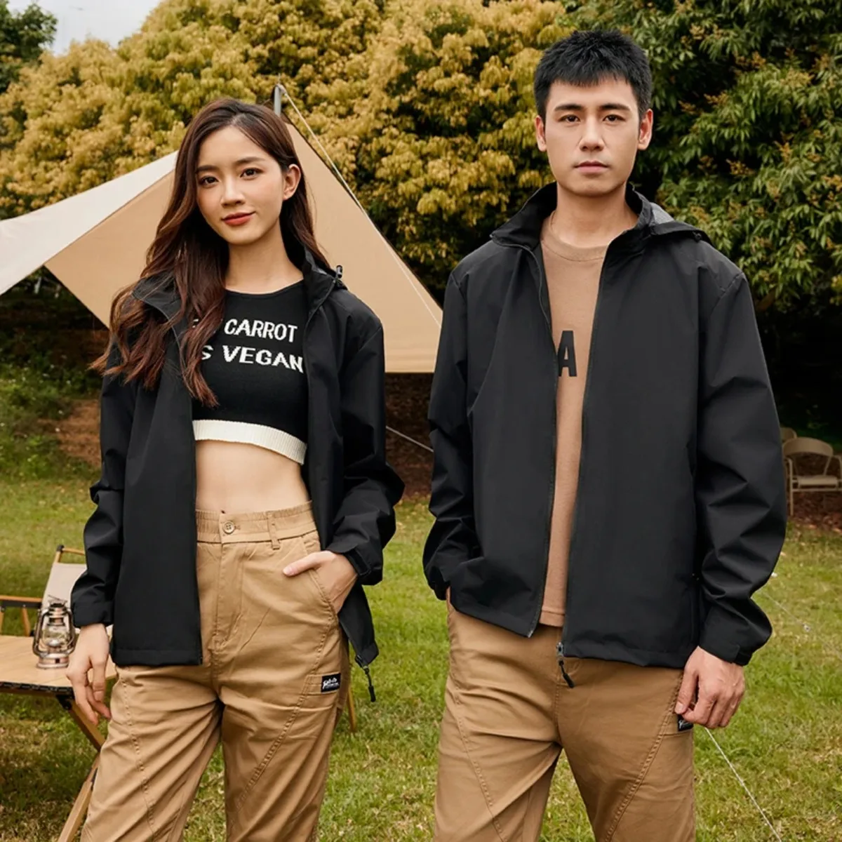 

Men's 2025 New Outdoor High-quality Mountaineering Camping Jacket Autumn Winter Thin Oversized Casual Loose Women's Top Unisex