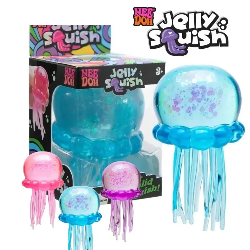 

Premium Jellyfish Squeeze Toy, Luxury Squishy Gift Set, Perfect Anxiety Relief Present for Friends & Family