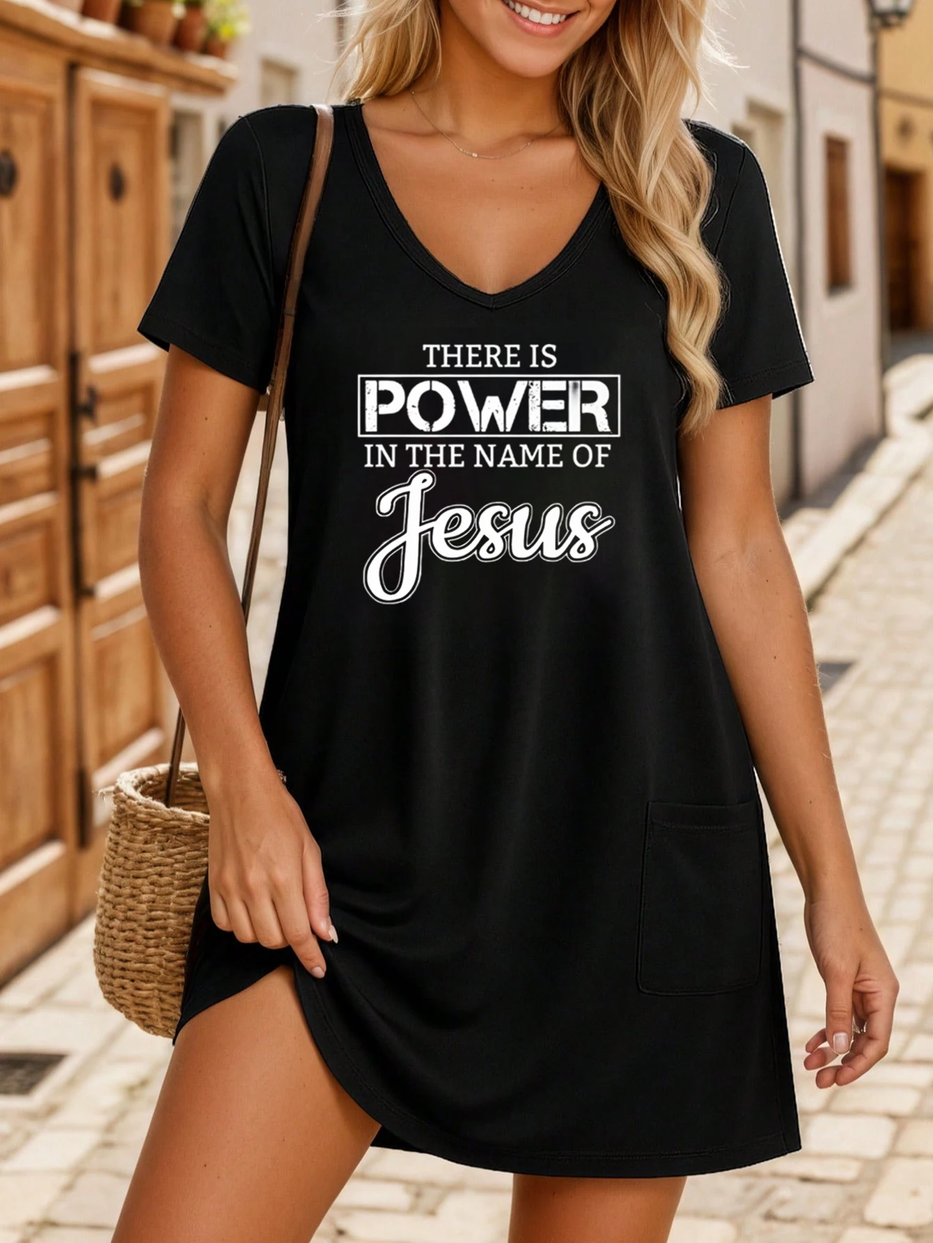 

2025 New Dresses Summer With Pockets Y2K Breathable Adult Long Skirt Ladies Plus Size Nightgown Homewear T-Shirt Printed Skirt