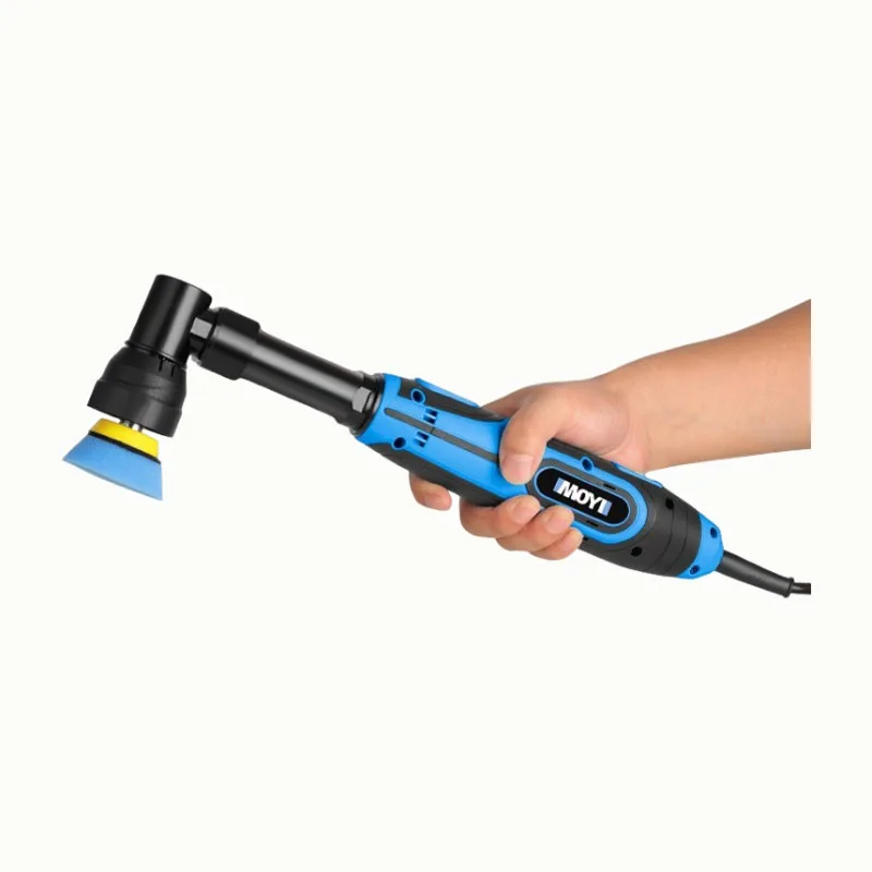 KOTUMY 110V/220V Electric Spot Polisher 2 Inch Car Polishing Machine Dual Action Orbital Rotary Sander Waxing Glazing Tool