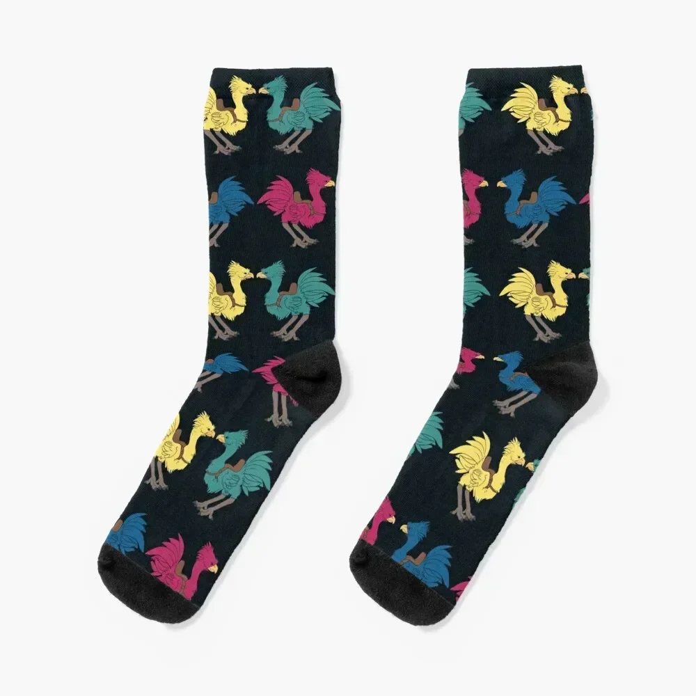 

Chocobos Socks professional running Antiskid soccer Rugby Non-slip Socks For Men Women's