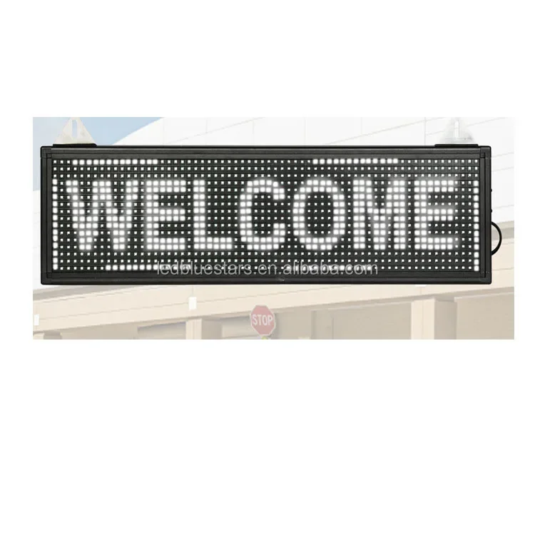 

2026 White LED Digital Billboard Indoor/Outdoor Programmable Screen For Petrol Station Self-Service Business Digital Signage Dis