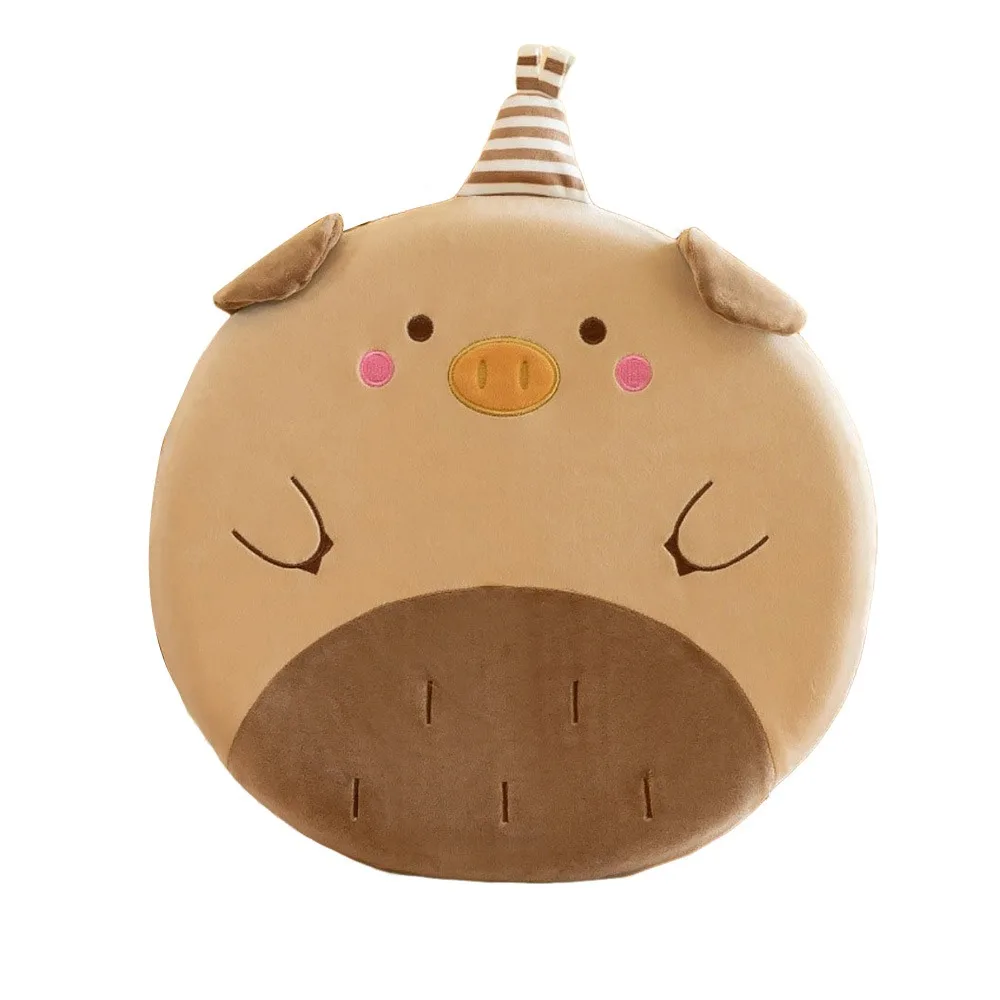 Universal Cartoon Animal Dog Cat Chair Cushion Thick Soft Seat Pads Comfortable Tatami Mat For Office Student Dormitory Car