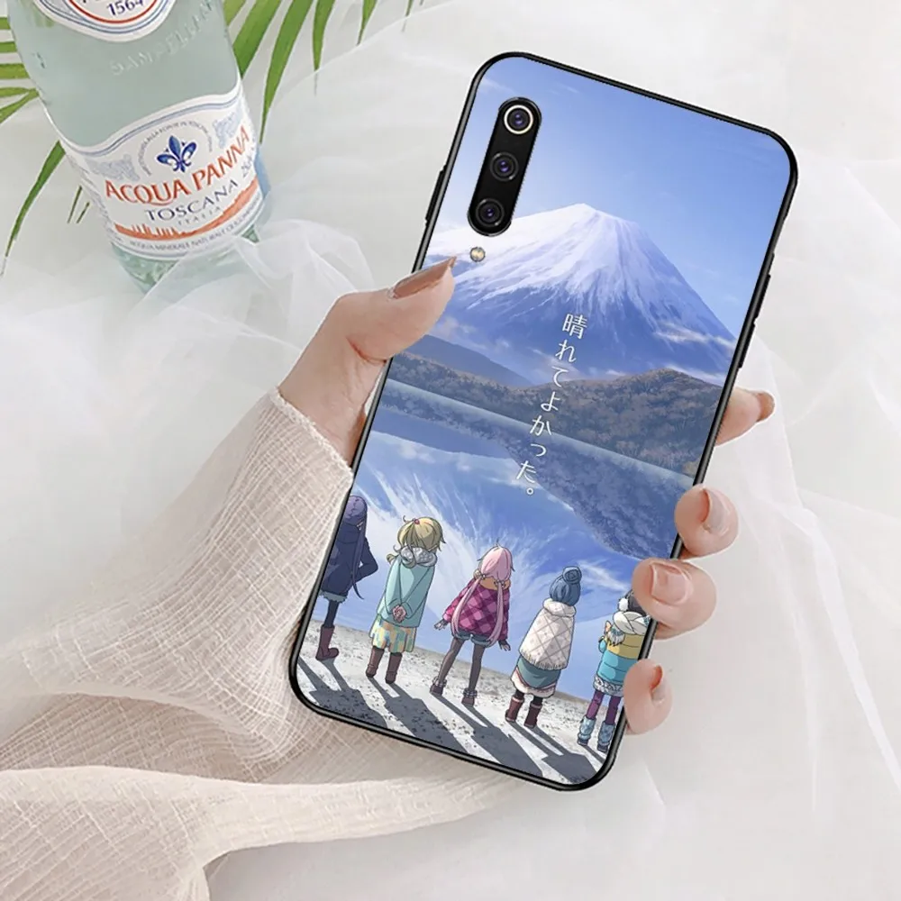 Laid Back Camp Pine Cone Shima Rin Nadeshiko-Yuru Camp Phone Case For Xiaomi Mi 5X 8 9 10 11 12 lite pro 10T PocoX3pro PocoM3 No