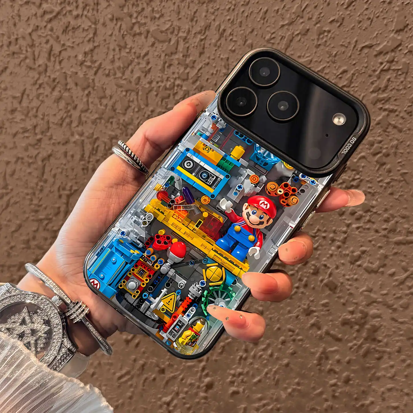 الفاخرة بنة الأنابيب عامل جراب هاتف آيفون 17 برو ماكس 11 12 13 14 15 16 برو 17Air 16 زائد مكافحة قطرة غطاء سيليكون