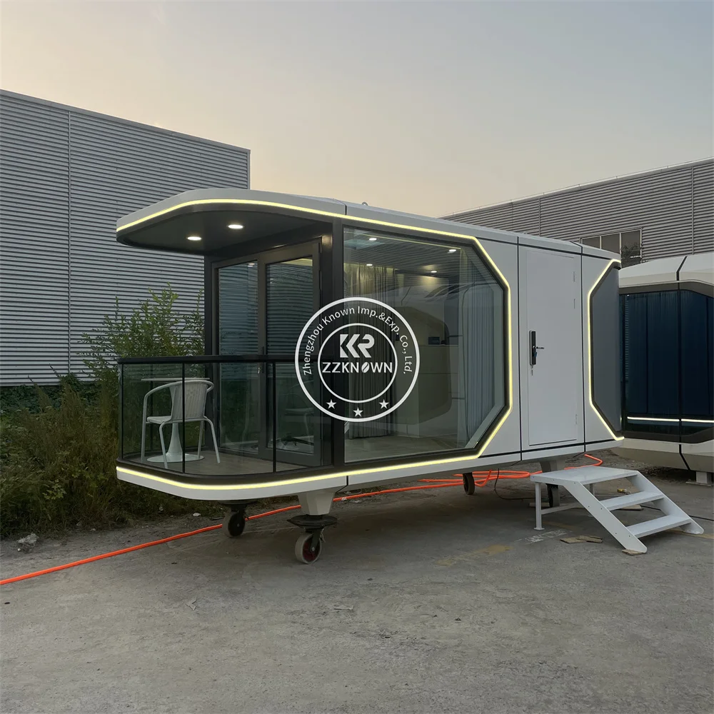 غرفة نوم النوم الحديثة المحمولة الفاخرة الجاهزة الحاويات المحمول الفضاء كبسولة غرفة الفضاء كبسولة حاوية البيت #3