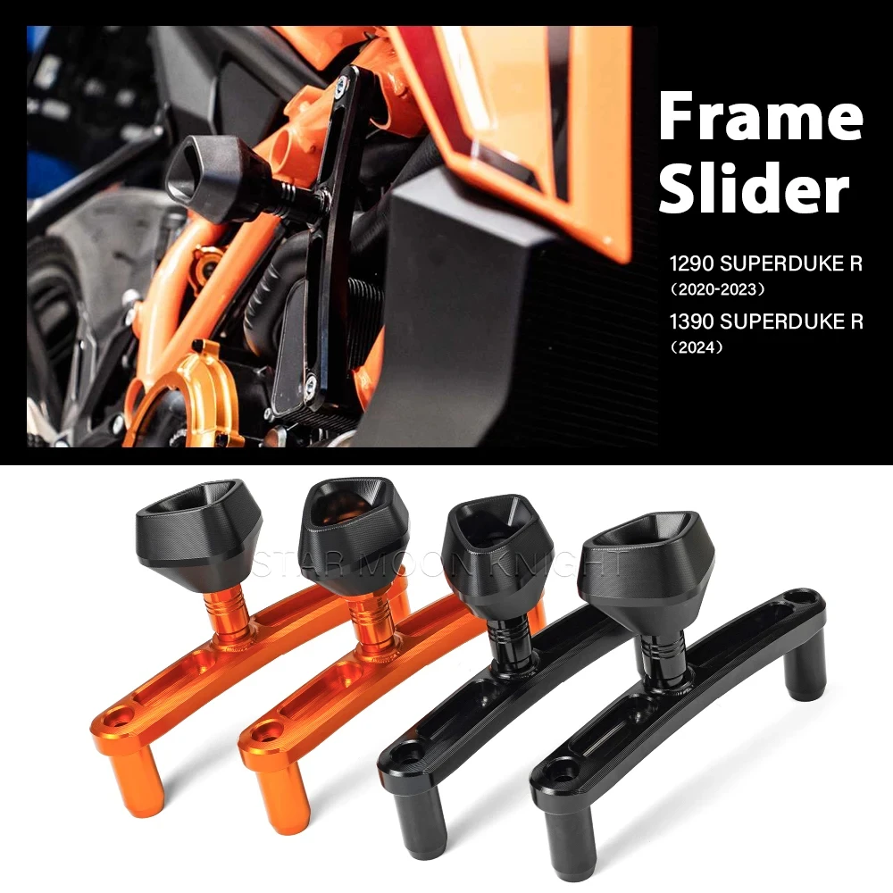 

A Pair Motorcycle Crash Pads Sliders For 1290 SUPERDUKE R 2020-2023 For 1390 SUPER DUKE R 2024- Accessories Frame Protection