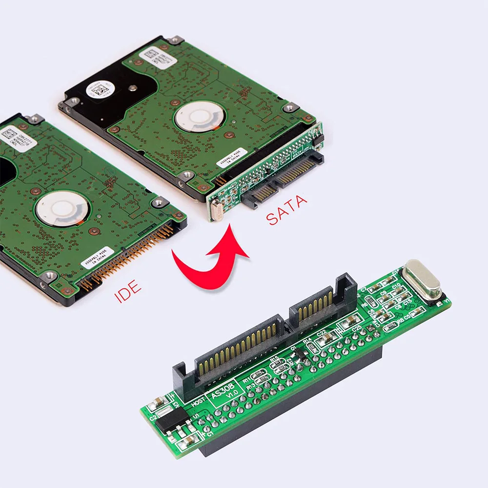 Adapter JoniSerl IDE 44 Pin 2.5 na SATA PC, konwerter adaptera szeregowego 1.5Gbs, konwerter ATA 133 100 HDD CD DVD, szeregowy dysk twardy — zdjęcie produktu 6