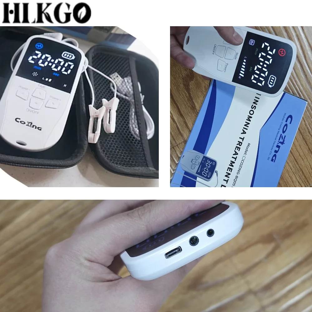 

Vagus Nerve Stimulator for Insomnia Anxiety Depression, CES Relief Sleep Device with Neurofeedback & Cranial Electrotherapy