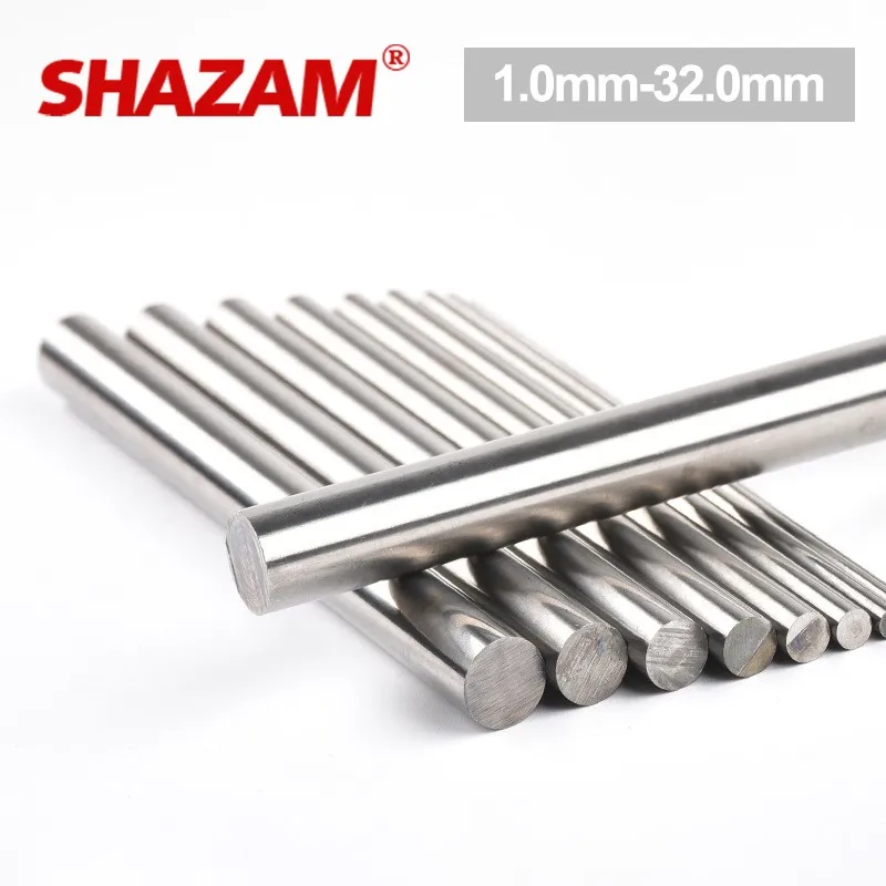 SHAZAM Shank Solid Carbide Round Bar 100/150/200/330MM Wear Resistant High Hardness CNC Machine Tungsten Steel Round Rod