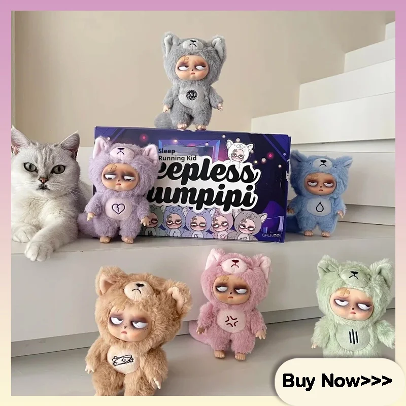 

Sleep Grumpipi Series Vinyl Face Doll Blind Box rendy Macaro