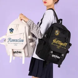 Hogwarts Badge Backpacks Anime Harri A Potte School Bags For Teenager Portable Laptop Bags Large Capacity Travel Backpack Bag