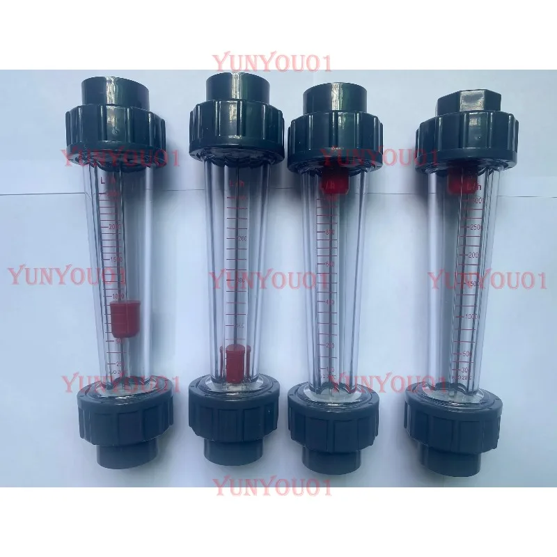 25 Plastic Tube Type Water Rotameter Liquid Flowmeter Measuring Tools