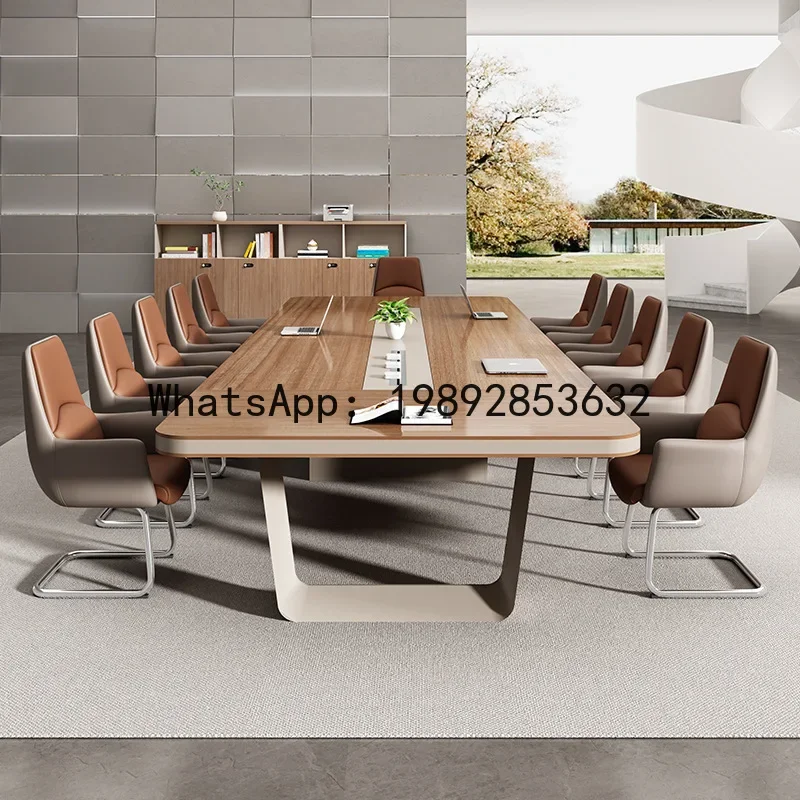 

a-16 conference table training office furniture panel rectangular table office large table and chair combination