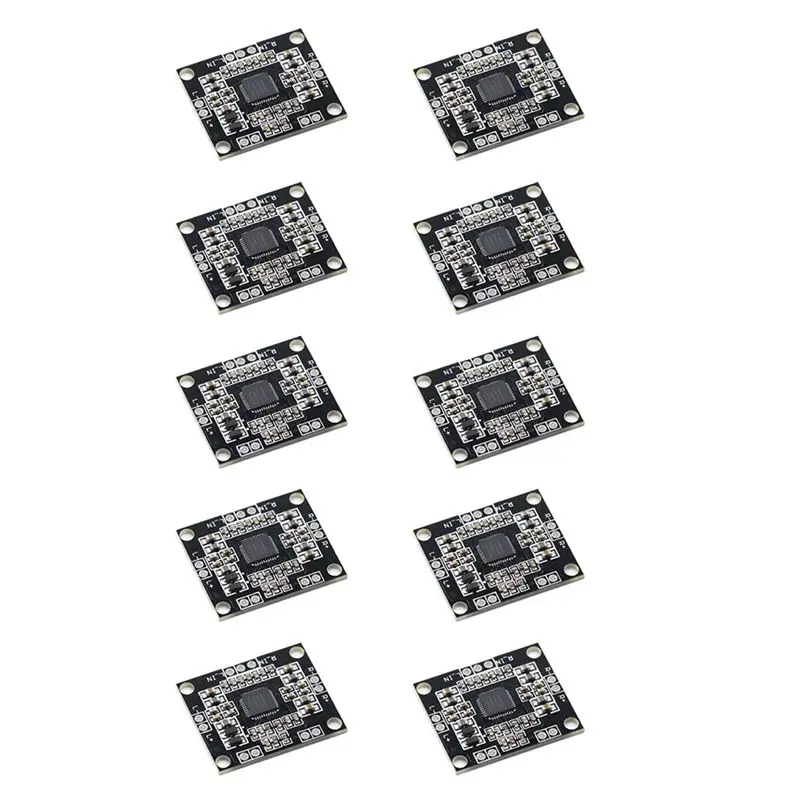 Superior-10Pcs PAM8610 Module Digital 2X15W Audio Power Amplifier Board DC7-15V Dual Channel Stereo Sound Amplifier Modules