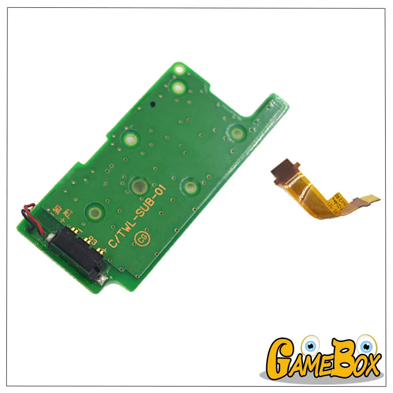 Original Power Switch ABXY ปุ่มคีย์บอร์ดสําหรับคอนโซล Nintendo DSi