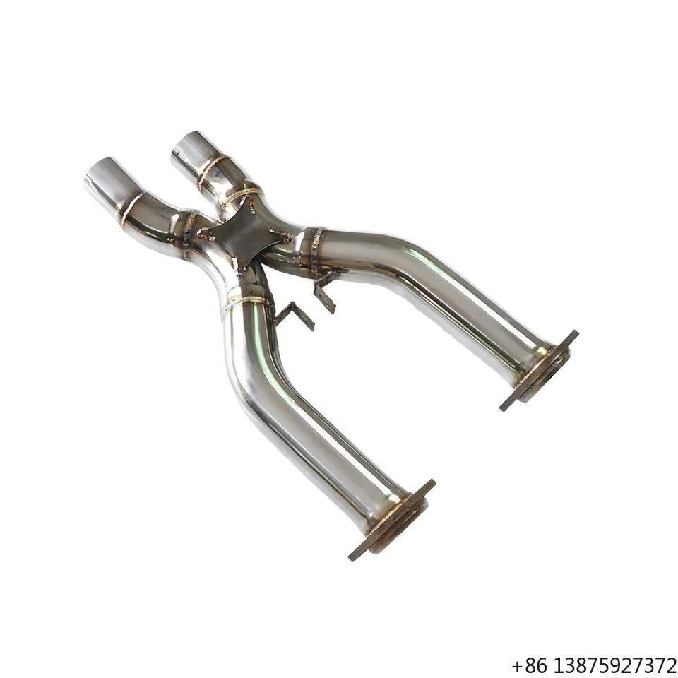 Mirror Polished X-Pipe Catback for 599 GTB V12 6.0L |304 Stainless Steel 1.5mm Thickness Performance Exhaust System