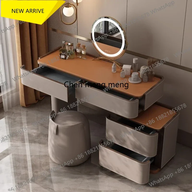 

Современный туалетный столик в скандинавском стиле Z183 с зеркалом для макияжа и мебели для гардеробной, удобный в использовании